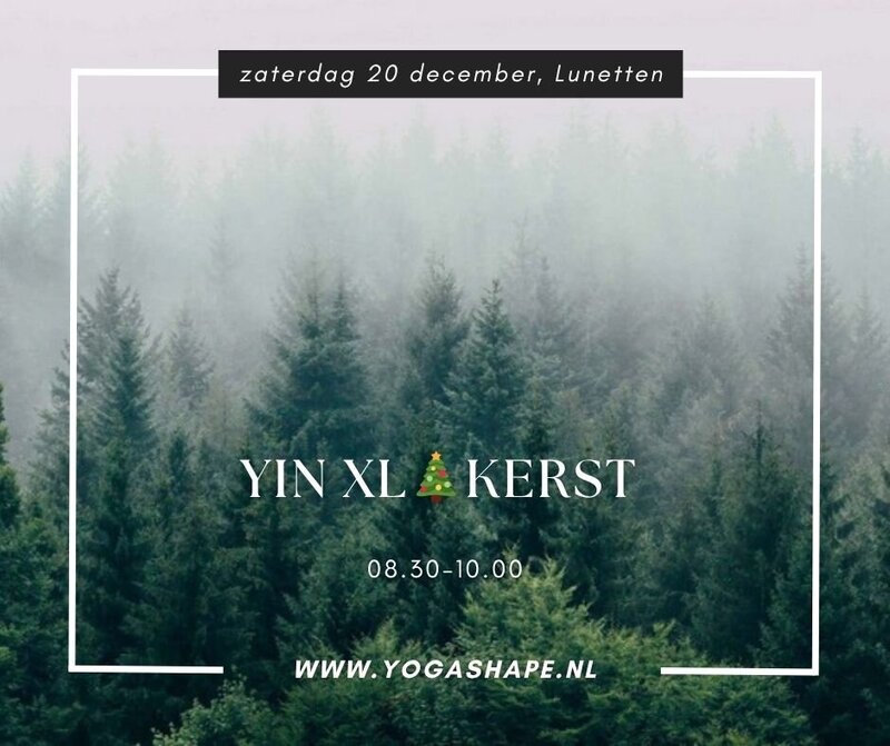 YogaShape - Yin XL - Kerst editie 2025