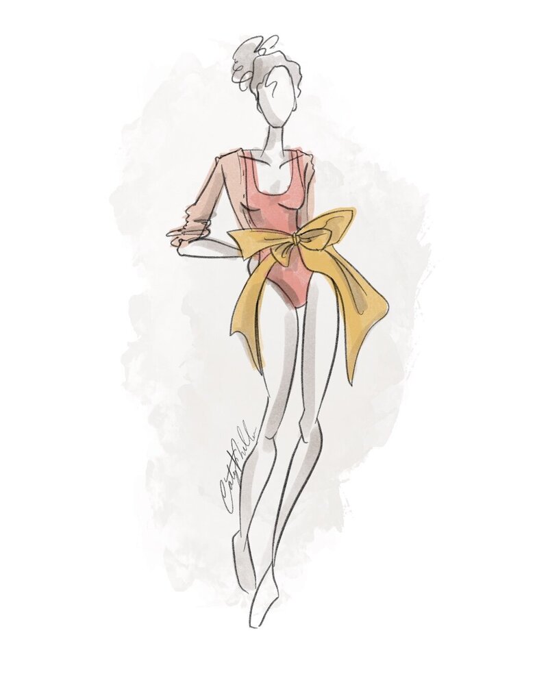 Worn In Shop Vogue June 1991 Statement Yellow Bow