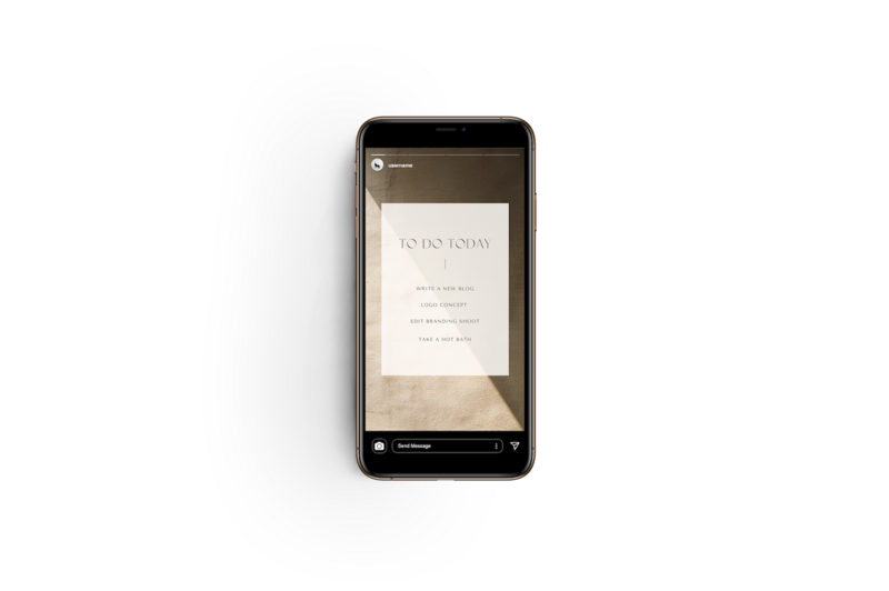 Minimal Instagram story template Wabi Sabi 4