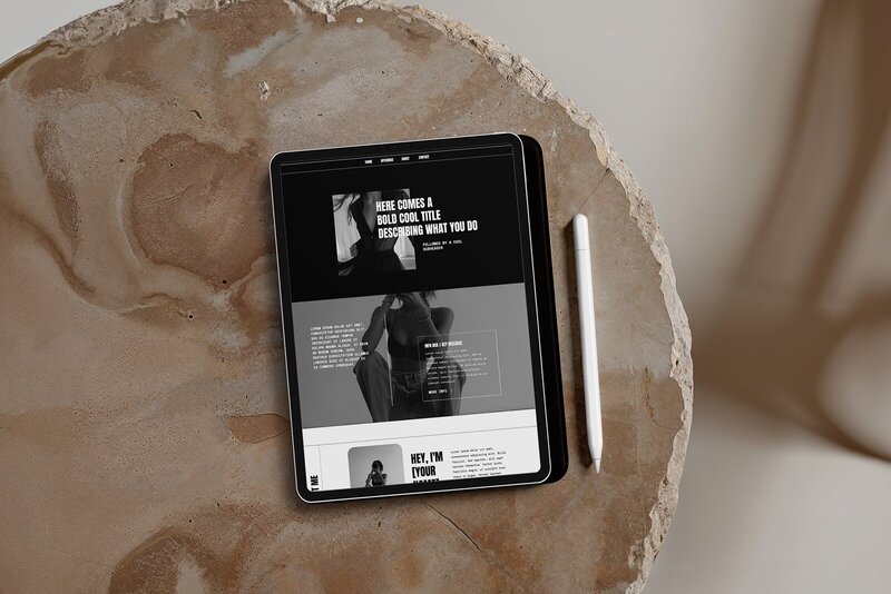 showit template for business coach