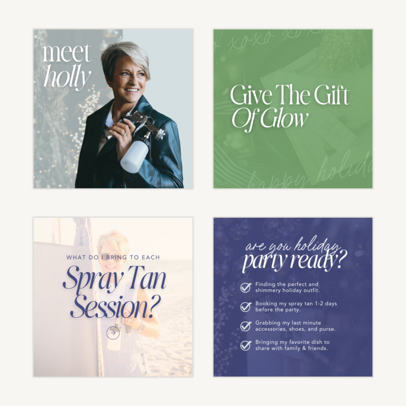 Spray Tan Business Social Media Posts