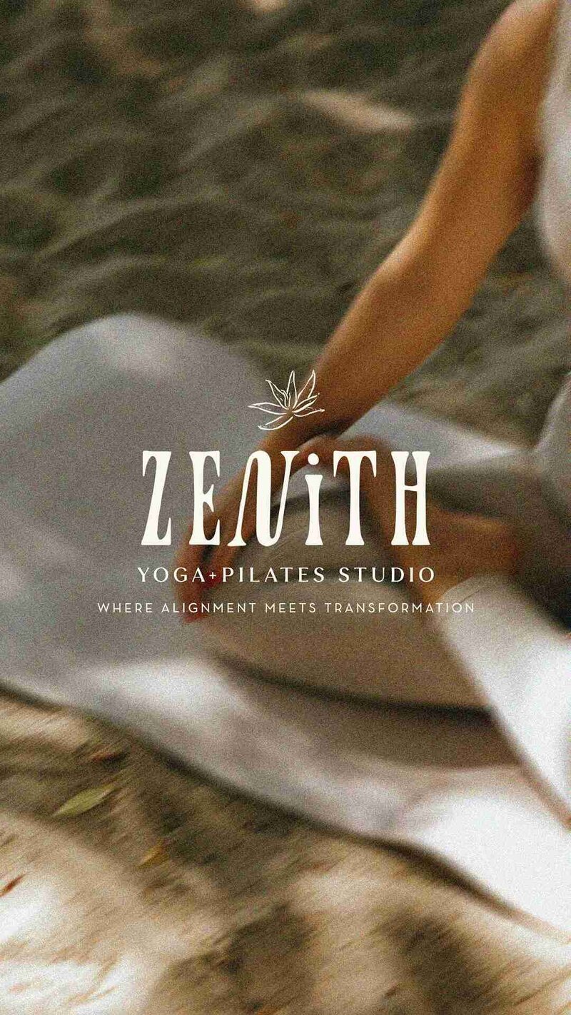 Logo of Zenith Yoga Studio, featuring a calming design that represents tranquility and mindfulness in yoga practice.