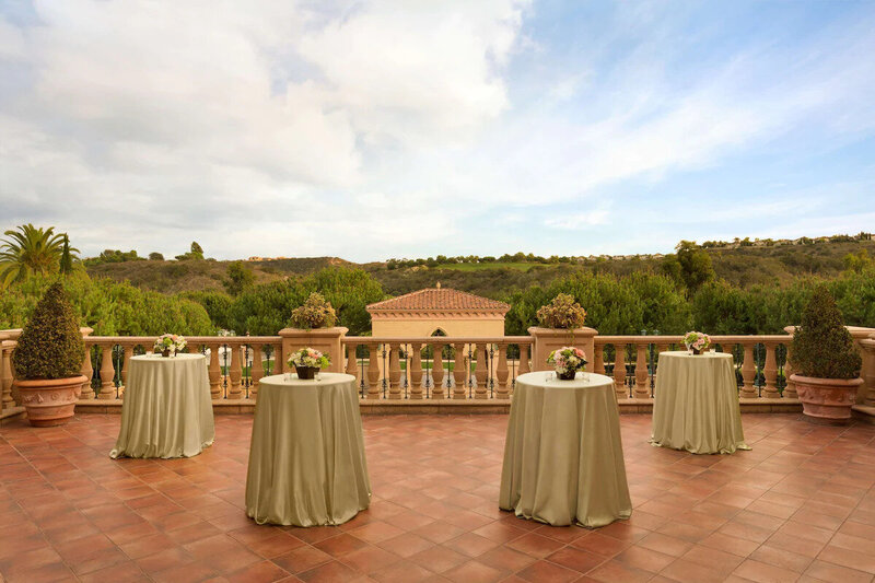 The Tented Pavilion reception site at Green Gables Wedding Estate in San Marcos, Southern California.