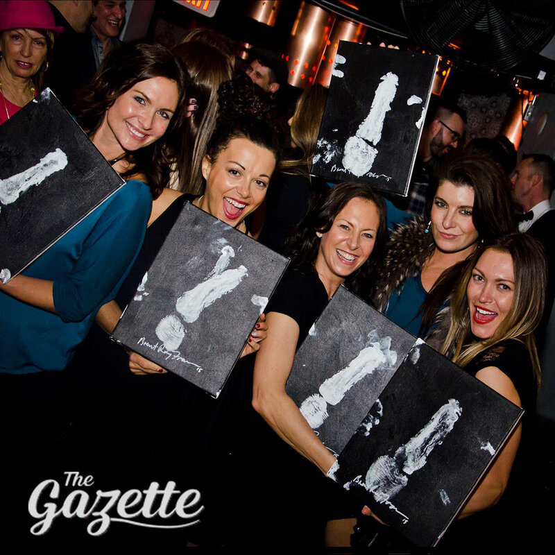 Brent Ray Fraser Vancouver Gazette Monoprint Painting 2008 - 02