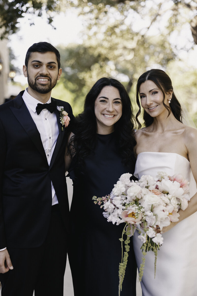 Austin wedding planners Bianca Nichole and Co with couple at The Preserve at Canyon Lake