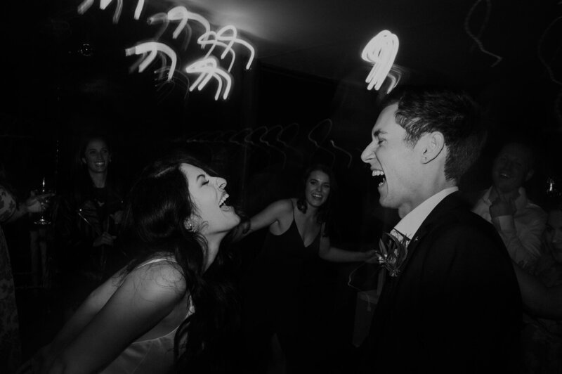 bride and groom dancing at Yarra Valley Wedding