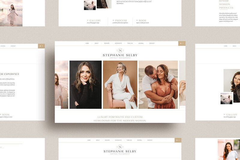 Photographer Website Template Customization