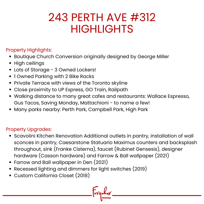 Features - 243 Perth Ave #312 (1)