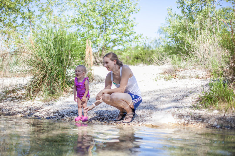 Austin Family Photographer, Tiffany Chapman Photography playing at the river photo