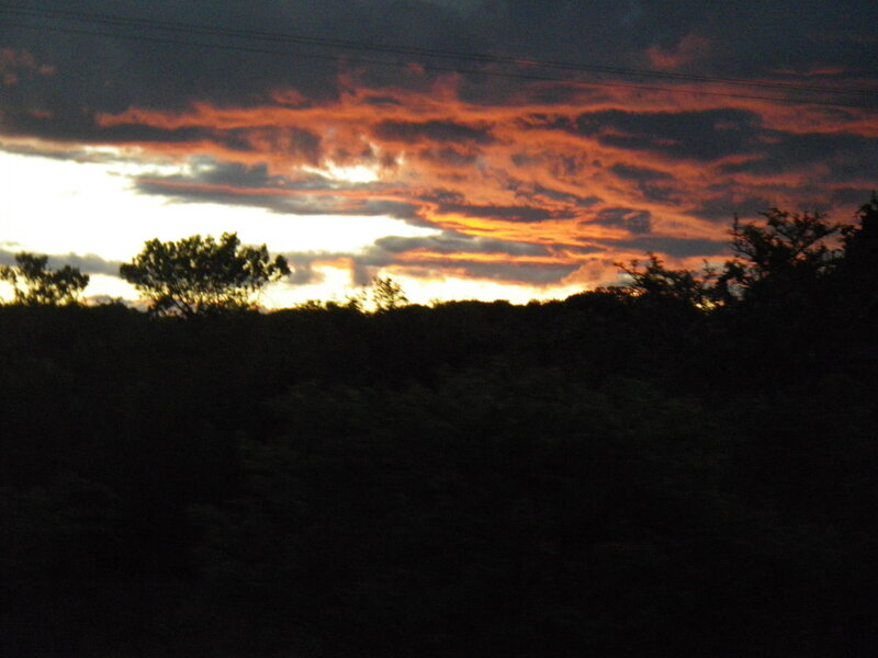 Spectacular South African sunset