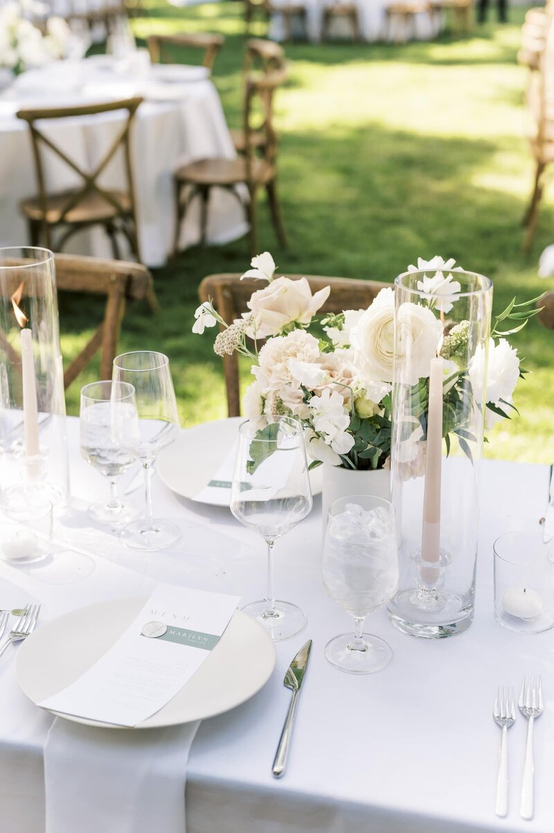 Wedding tablescape