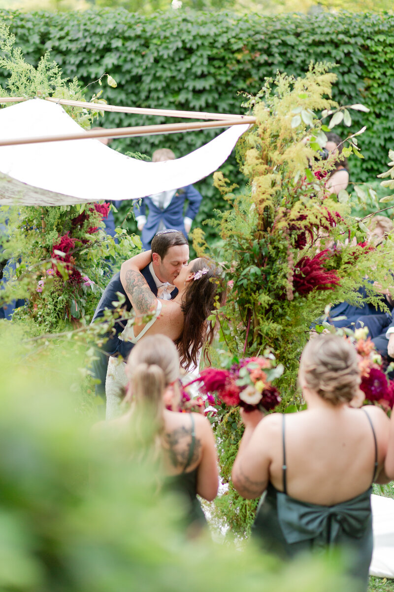 Jewish garden wedding Pittsburgh PA