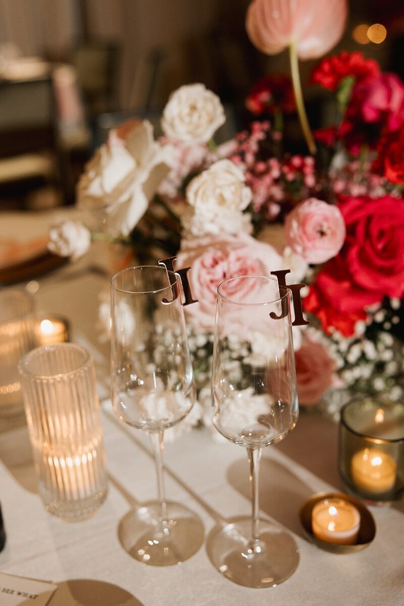 Styled Couple and Bouquet | Helena Elizabeth Events