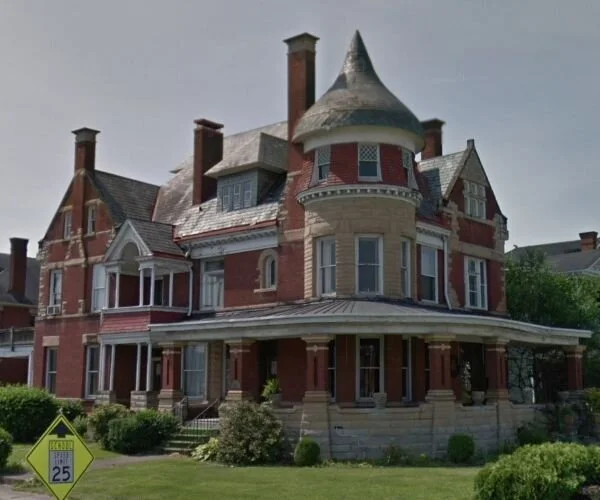 Historic home at 11600 Central Ave. featured in the Ashland KY historical walking tour.