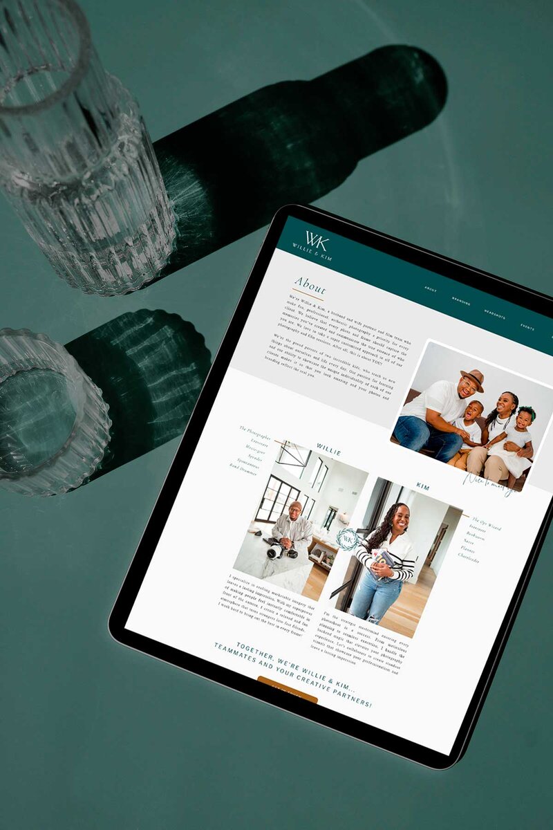 Explore Claret's innovative perioperative services website on the sleek display of an iPad. Meticulously crafted by a Showit Web Design specialist, immerse yourself in the journey towards better patient outcomes with seamless navigation and engaging visuals.