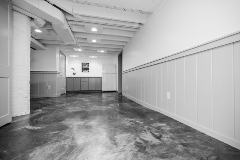 Basement Flooring Cabinets Lighting Doors Epoxy Coatings