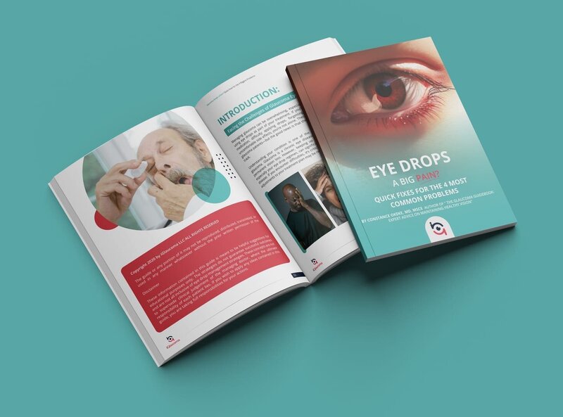 Image about eye drops pain and quick solutions to the four most common problems experienced by glaucoma patients using eye drops.