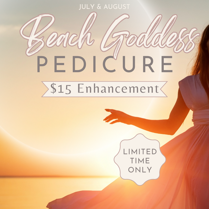 beach goddess summer pedicure