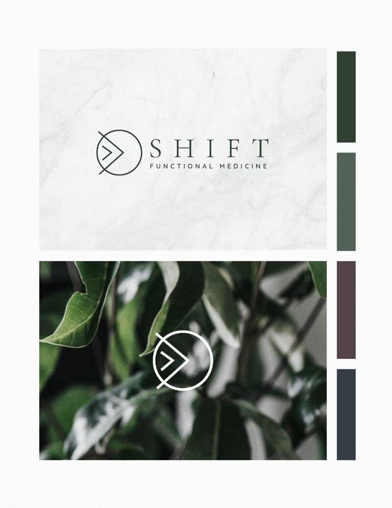 Shift Fm logo and color mockup the brand infleunce portfolio