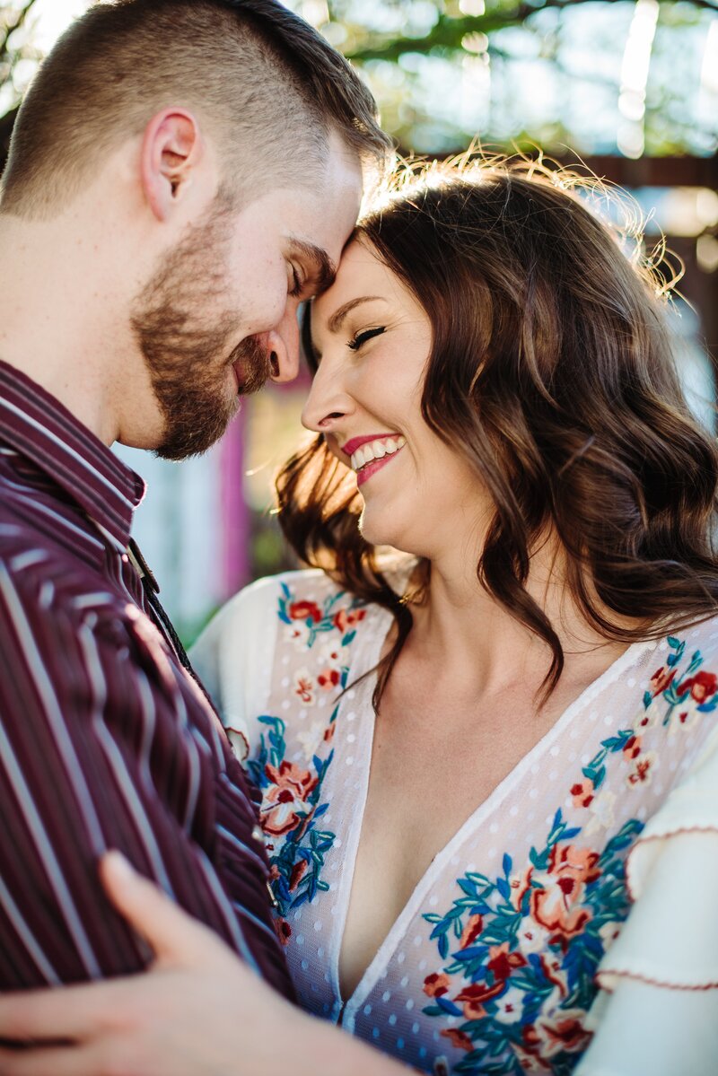 Engaged couple photographed by Tucson engagement photographer, Meredith Amadee Photography