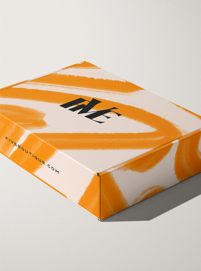 FIVE Boutique Packaging Mailer Box Design