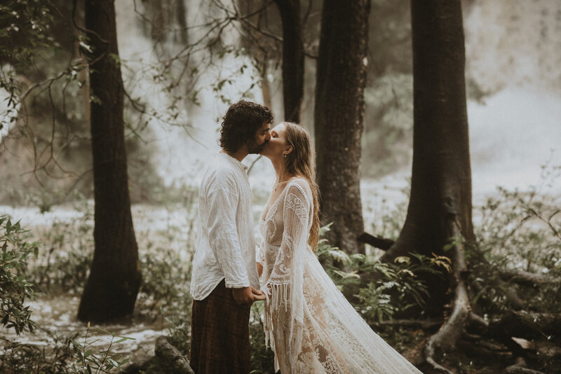 Palenque Waterfall Adventure Elopement