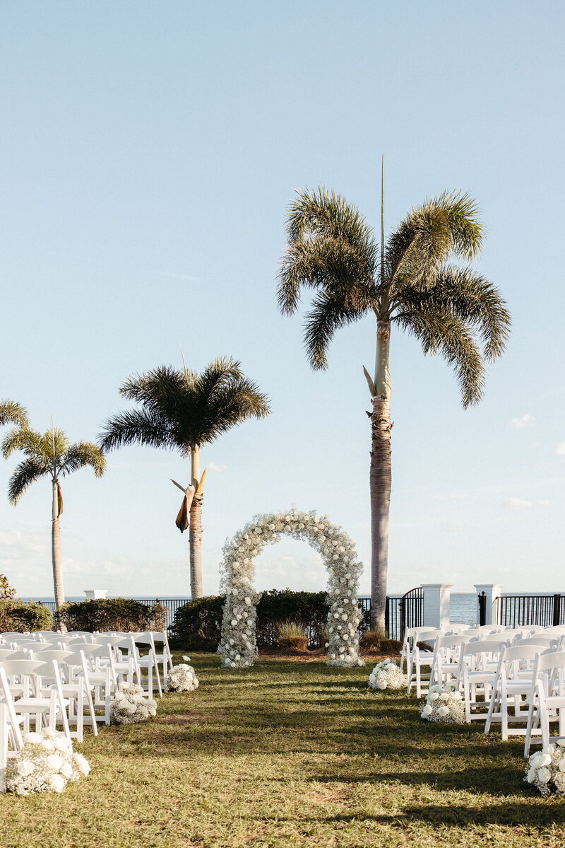 Romantic wedding at the Powel Crosley Estate in Sarasota