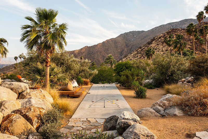 Landscape design for a residence by a palm springs architect