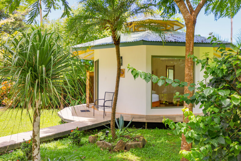 one of the rooms at the retreat center in costa rica 