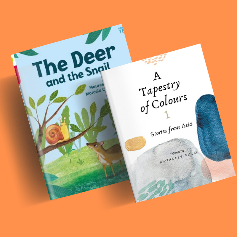 Maureen Tai books Deer and Snail and Tapestry of Colours