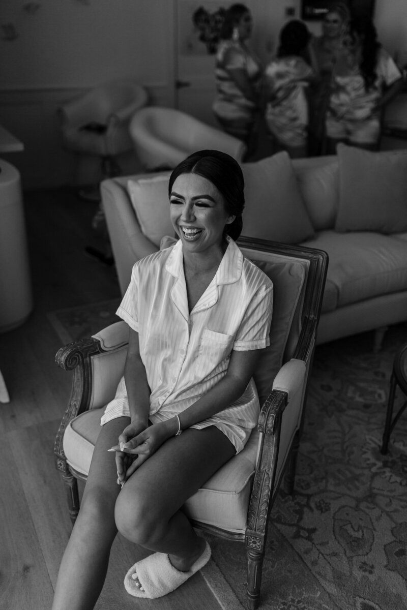bride getting ready