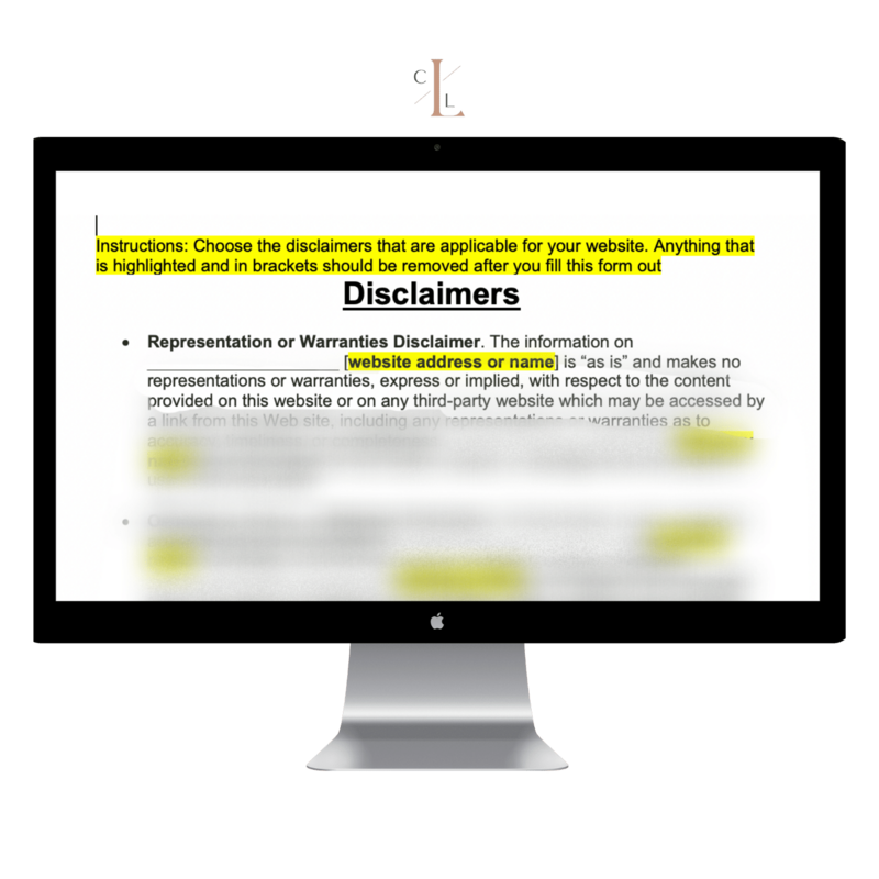 website-disclaimers-disclosures