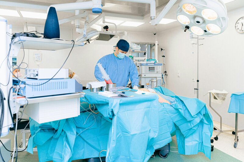 surgeon in operating room