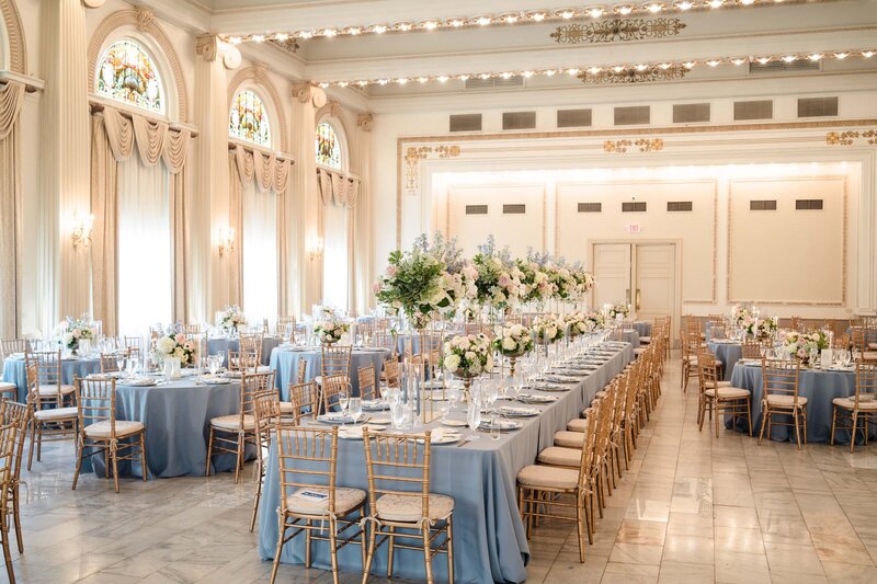 Columbus wedding reception historic ballroom