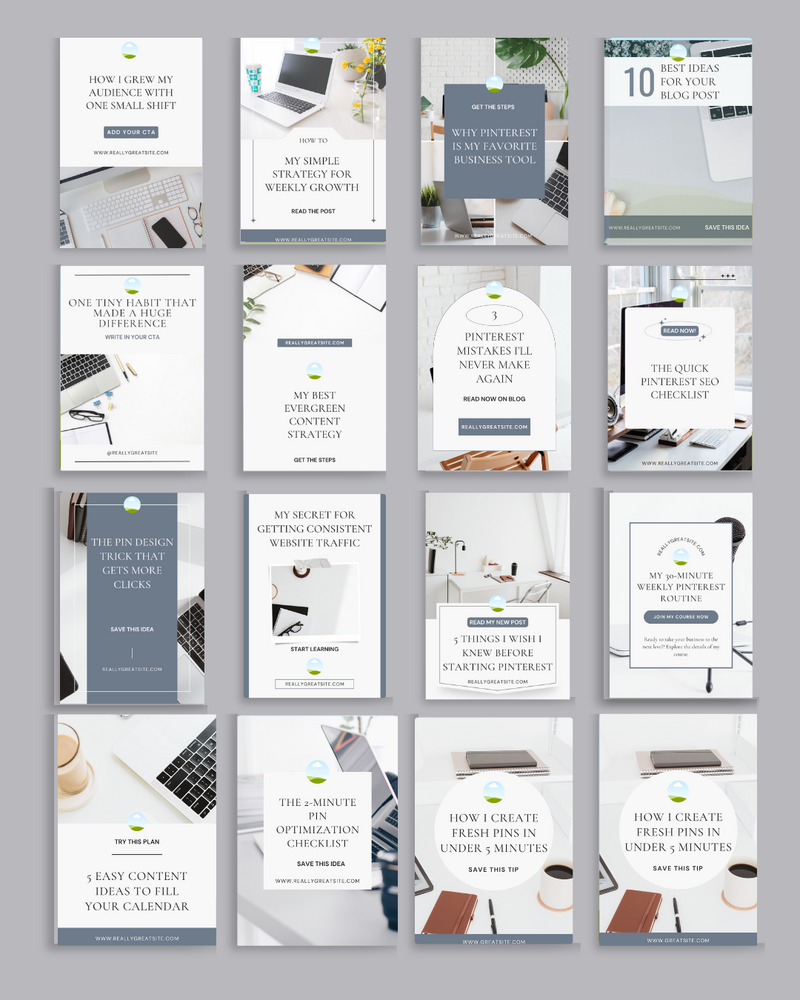 Pinterest 3 - gray