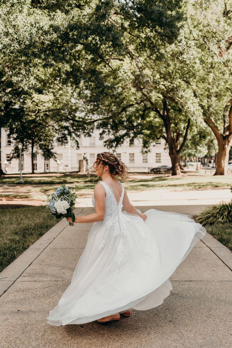 Bride from Raleigh wedding planned event
