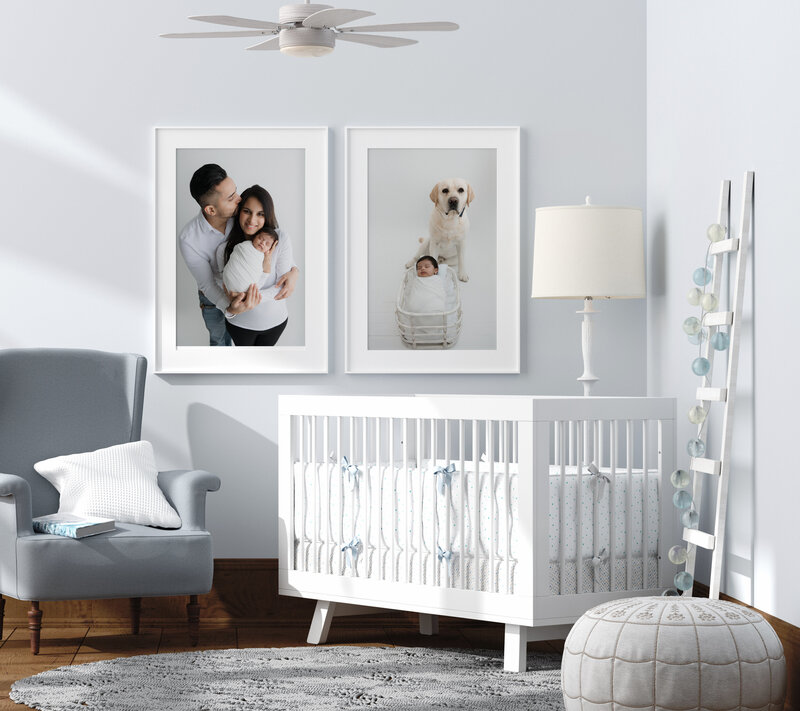 blueandwhitenursery_babyboyroom_thenewbornartist