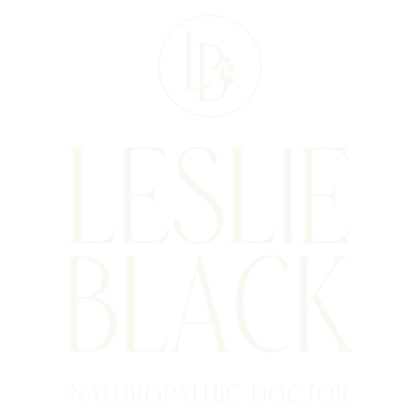 Hero image for Dr. Leslie Black’s wellness branding project designed by Praia Studio