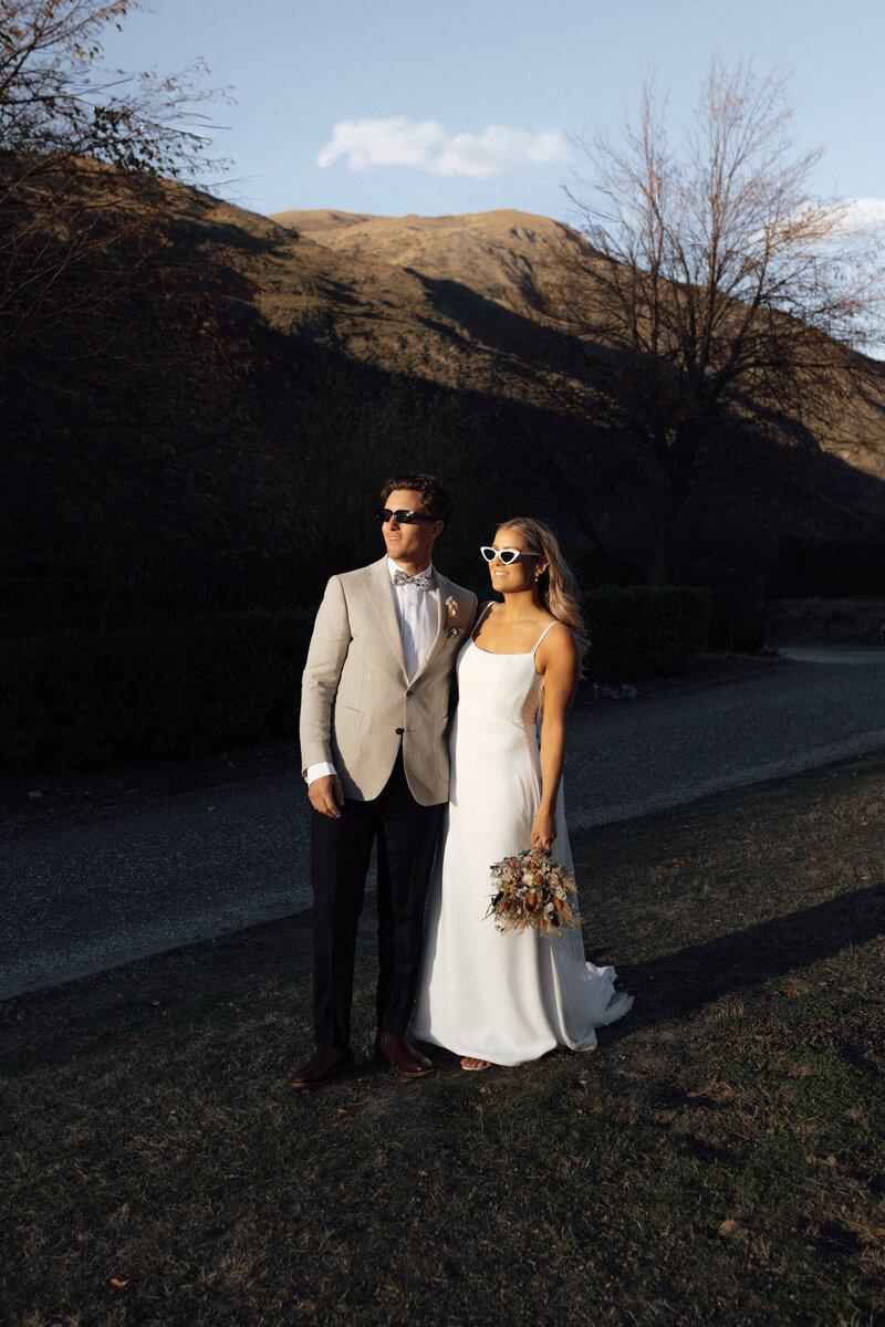 bride and groom winehouse