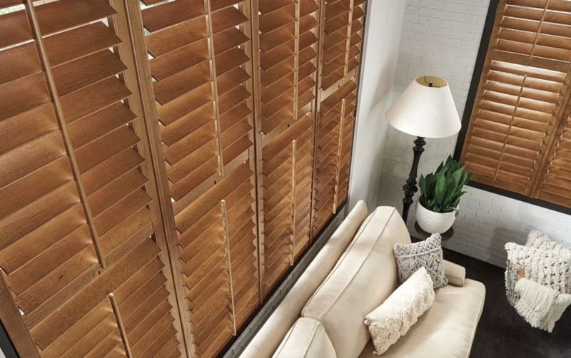 Wood custom shutters