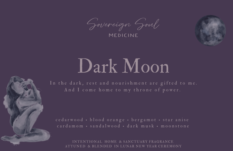 Dark Moon purple 4.25x2.75 label