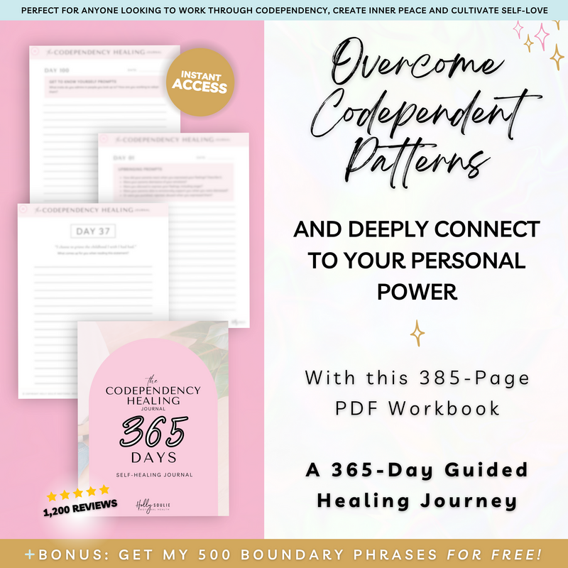 3Codependency Healing Journal 