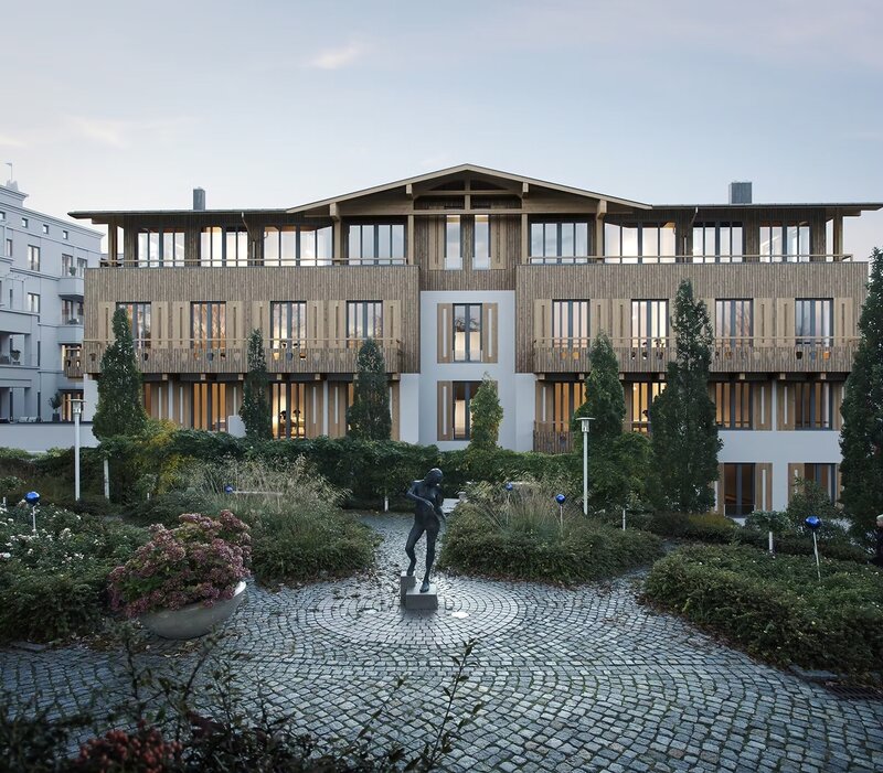 Visualisierung des Indoorpools im SPA des the shore club.