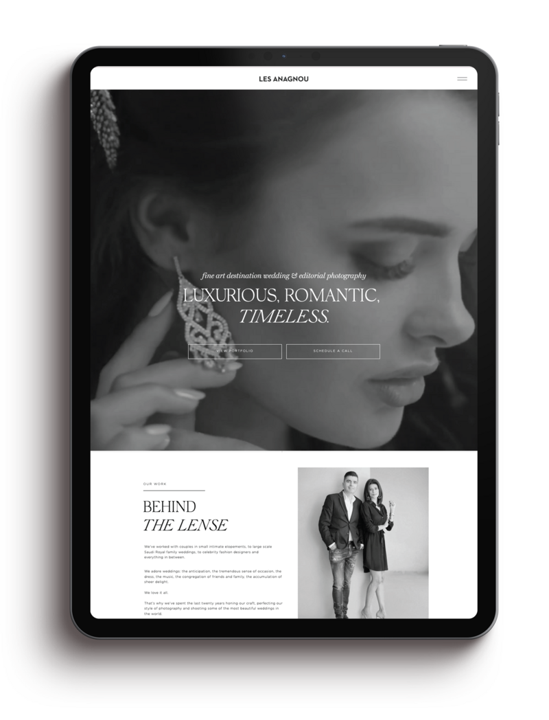 Showit website templates created by a skilled Showit designer
