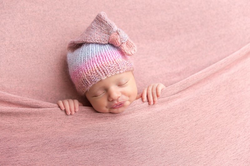 Pink Newborn Nighty Night