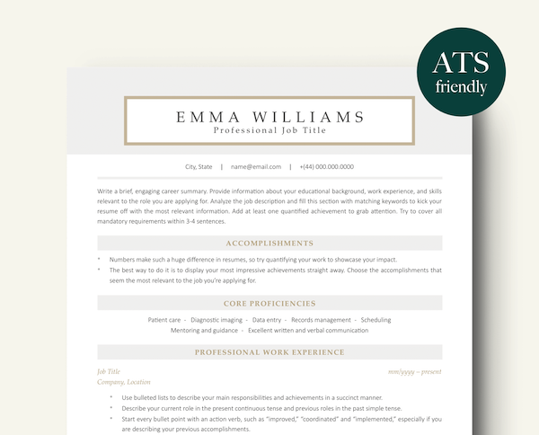 RecruitTheEmployer-ATS-Friendly-Professional-Resume-Template-Emma