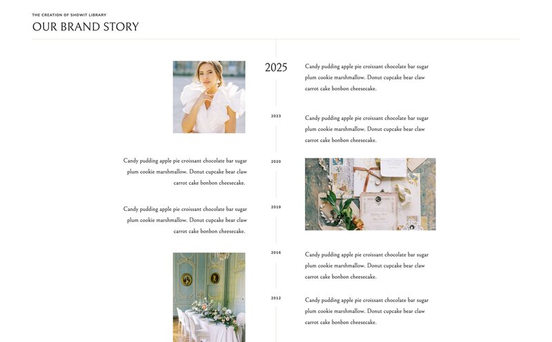 Showit Design Library - Showit Canvases for Showit Users and Showit Designers - With Grace and Gold - Best Showit Designer - 10