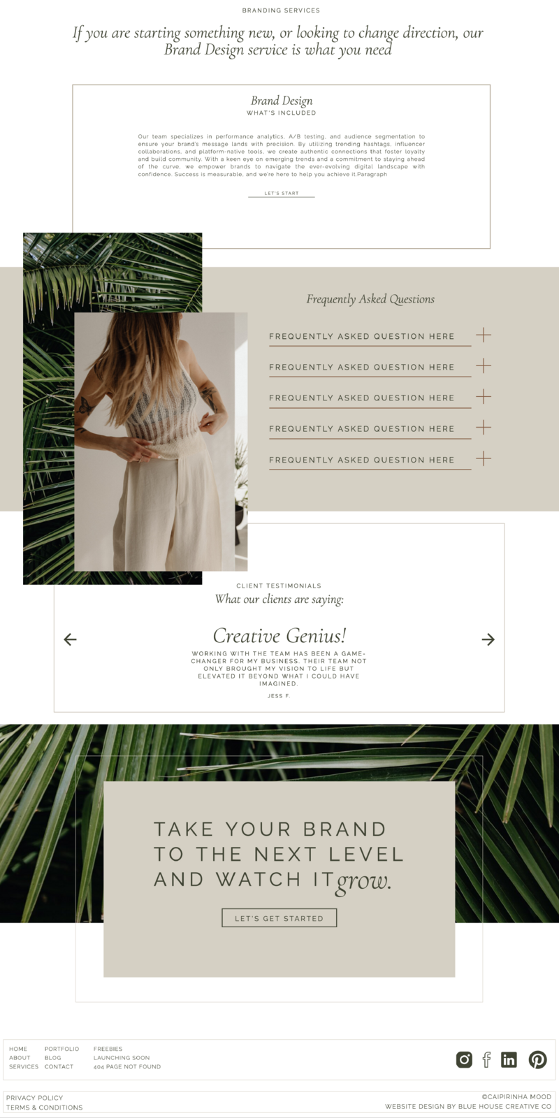 The Caipirinha Mood Website Template is the perfect website template for marketing agencies, virtual assistants, social media manager, designers, artists and other creative service providers. This is a fully customizable SHOWIT template designed to engage your target audience and get you more clients.
