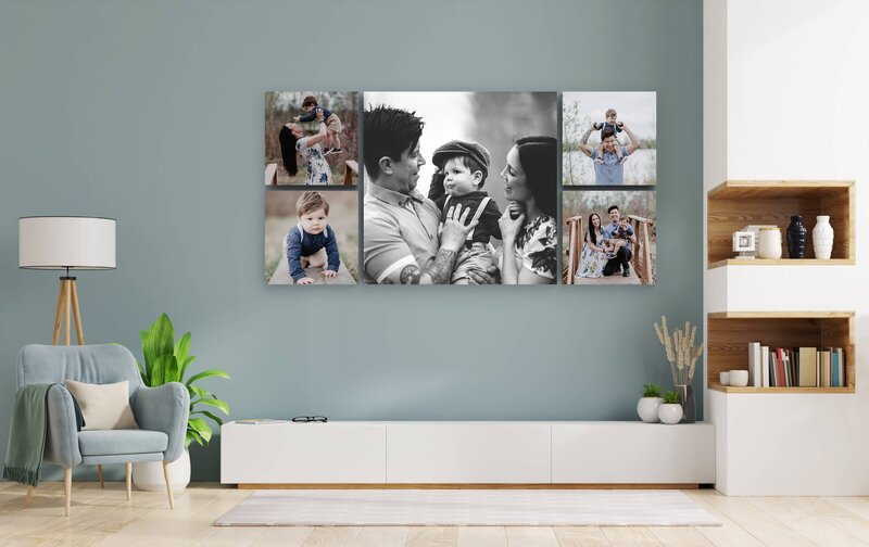 Family wall art | Edmonton wedding photographers