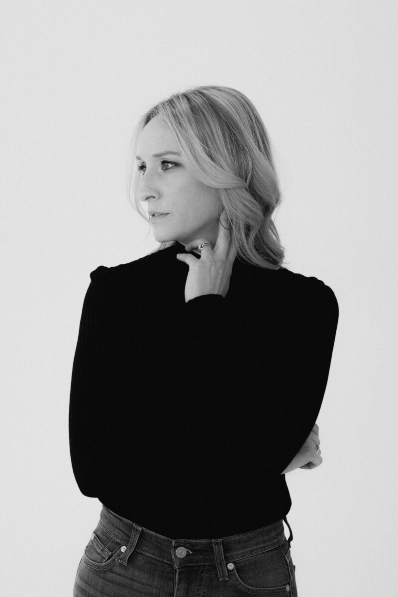 Self-portrait of Joy Steele, boudoir photographer in Phoenix and Scottsdale, offering intimate portrait experiences for women across Arizona.